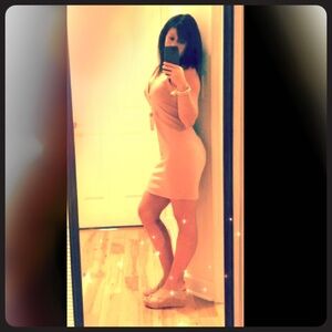 Pale Pink Charlotte Russe Bodycon Dress